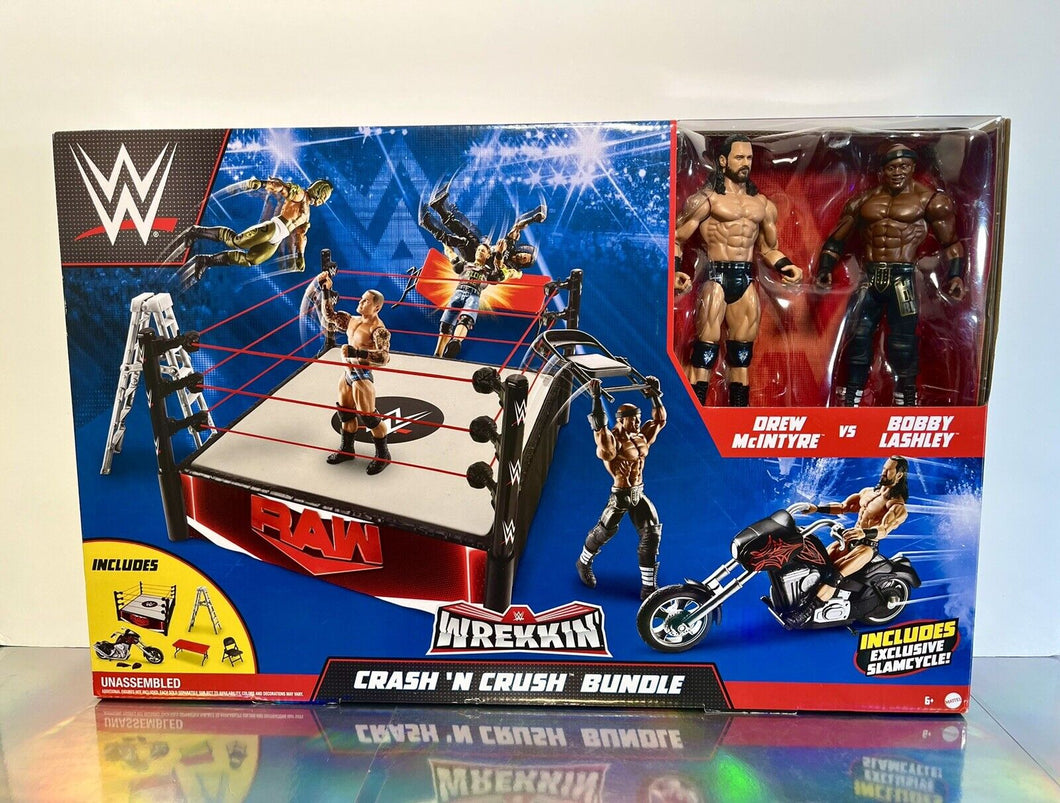 2022 WWE Wrekkin’ Crash ‘N Crush Bundle w/Drew McIntryre & Bobby Lashley Figures