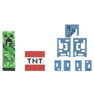 2022 Mattel Minecraft - DIAMOND LEVEL CREEPER Collector Figure