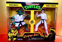 Load image into Gallery viewer, 2021 Playmates - TMNT vs. Cobra Kai 2-Pack: MICHELANGELO vs DANIEL LARUSSO