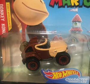 Hot Wheels Super Mario Character Cars Donkey Kong #7/7 FIRST APPEARANCE!