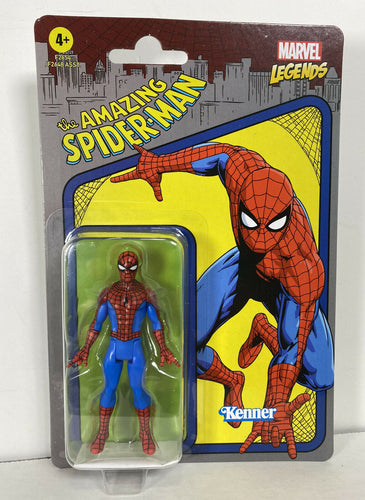 2021 Kenner X Hasbro Marvel Legends Retro Figure: SPIDER-MAN (Amazing SpiderMan)