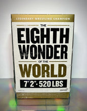 Load image into Gallery viewer, 2023 Super7 Ultimates- “8th Wonder of The World” ANDRE THE GIANT (Black Singlet)