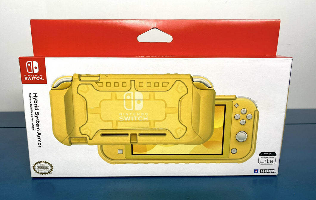 HORI Hybrid System Armor Cover for Nintendo Switch Lite — Clear X Yellow