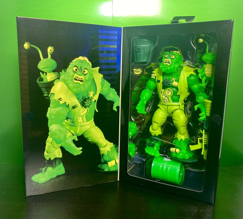 2021 NECA Teenage Mutant Ninja Turtles Toxicity Now! - MUCKMAN - Exclusive GITD