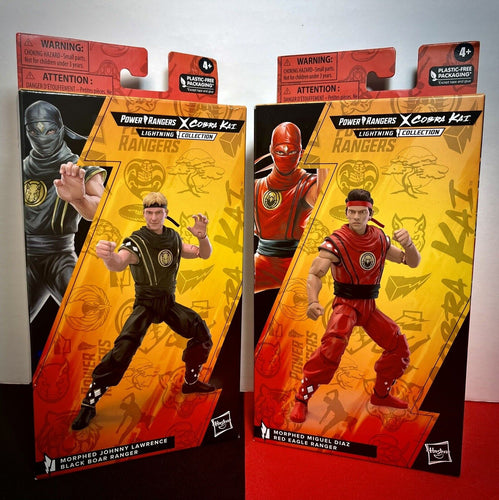 Power Rangers x Cobra Kai Lightning Collection - Johnny Lawrence & Miguel Diaz