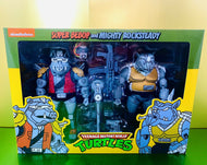 2022 NECA Teenage Mutant Ninja Turtles SUPER BEBOP & MIGHTY ROCKSTEADY 2-Pack