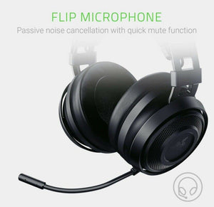Razer Nari Essential Black Wireless Gaming Headset for PC, Mac, PlayStation 4/5