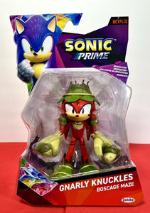 2023 JAKKS Pacifc Sonic Prime [Netflix] Figure: GNARLY KNUCKLES (Boscage Maze)