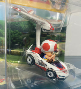 NEW 2021 Hot Wheels Mario Kart: TOAD P-Wing + PLANE GLIDER Die-Cast Car