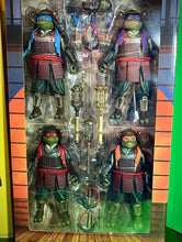 Load image into Gallery viewer, 2023 NECA SDCC Exclusive- Teenage Mutant Ninja Turtles 3- Samurai Turtles 4-Pack