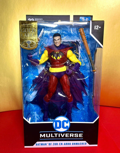 2022 McFarlane Gold Label DC Universe - BATMAN OF ZUR-EN-ARRH UNMASKED - Excl.