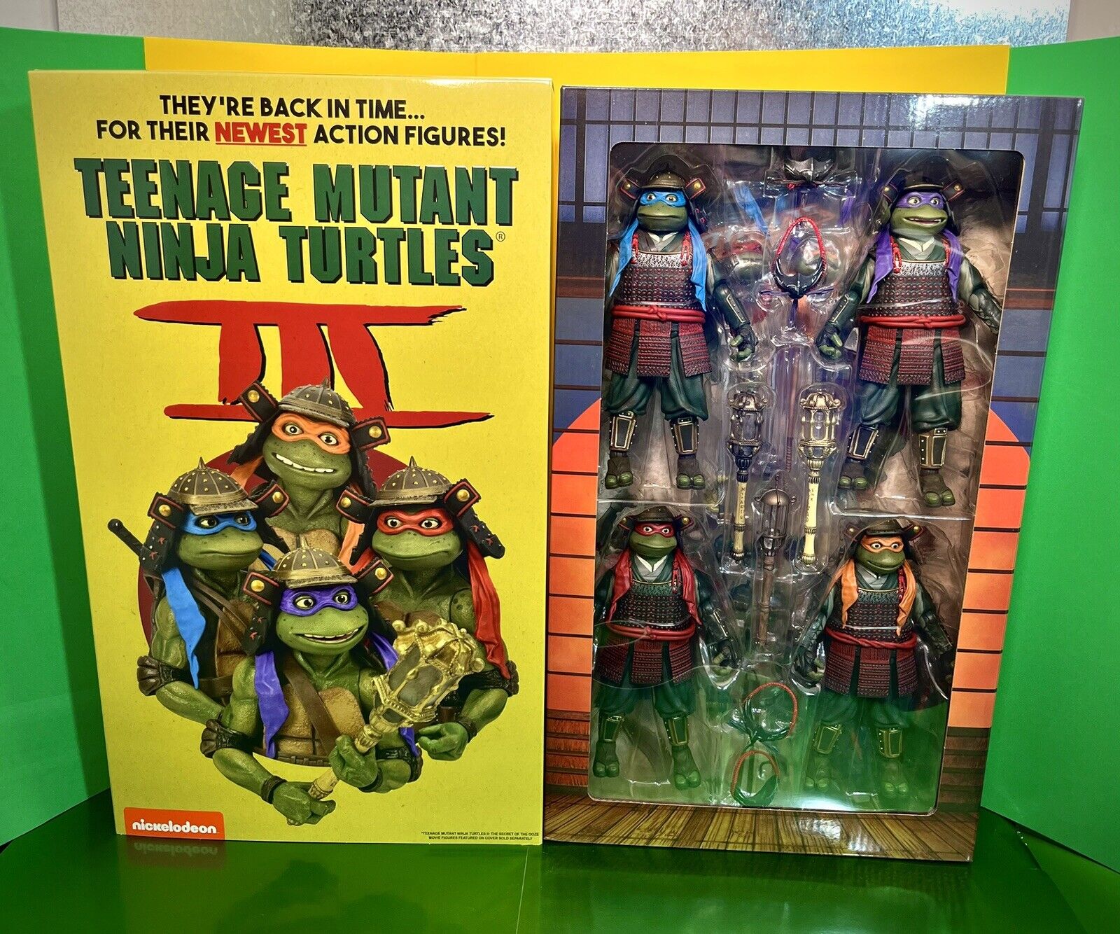 2023 NECA SDCC Exclusive- Teenage Mutant Ninja Turtles 3- Samurai