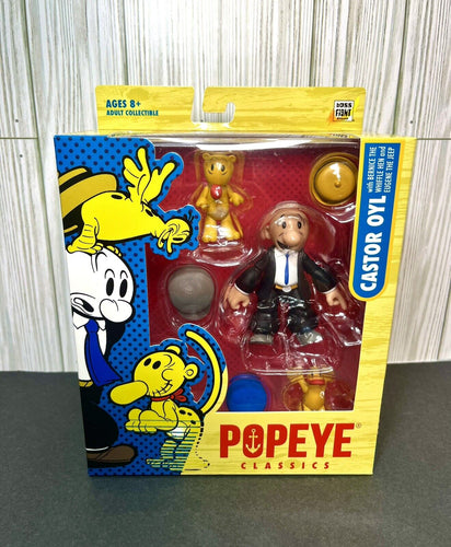 2023 Boss Fight Studio- Popeye Classics Wave 1- CASTOR OYL Action Figure