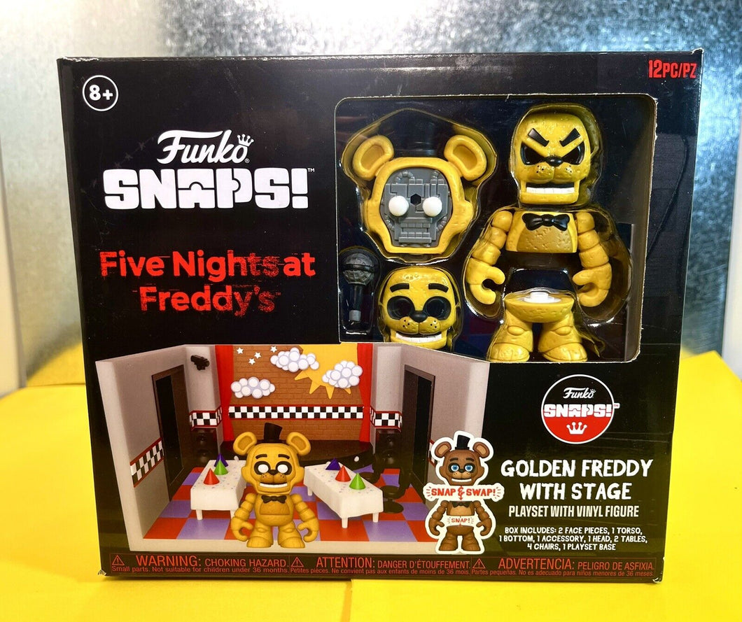 2022 Funko Snaps! - Five Nights at Freddy's - GOLDEN FREDDY WITH STAGE Playset