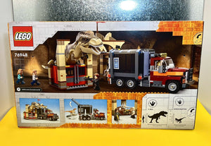 2022 LEGO Jurassic World: T. Rex & Atrociraptor Dinosaur Breakout (#76948)