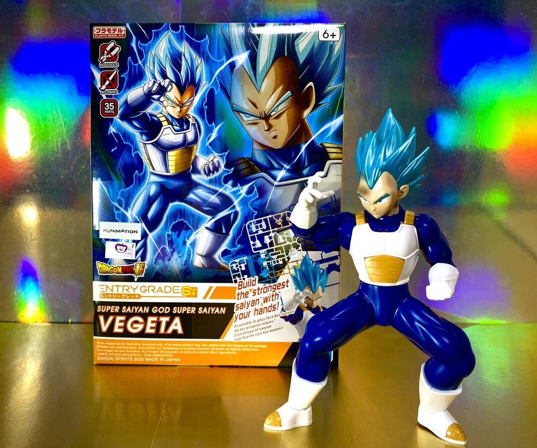 Bandai - Dragon Ball Z Entry Grade SUPER SAYAN GOD SUPER SAYAN VEGETA Model  Kit