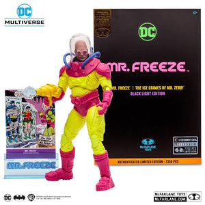 2024 McFarlane DC Gold Label EE Exclusive - MR. FREEZE (Black Light Edition)