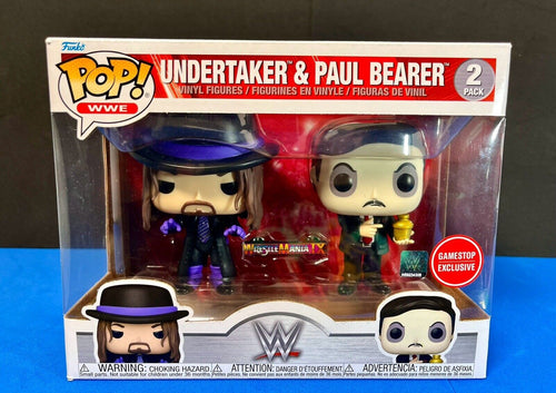 2023 Funko Pop! WWE Undertaker & Paul Bearer (Wrestlemania 9) 2-Pack - Exclusive