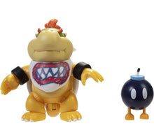 Load image into Gallery viewer, 2020 JAKKS Pacific World of Nintendo Action Figure: BOWSER JR. (w/ Bob-Omb)