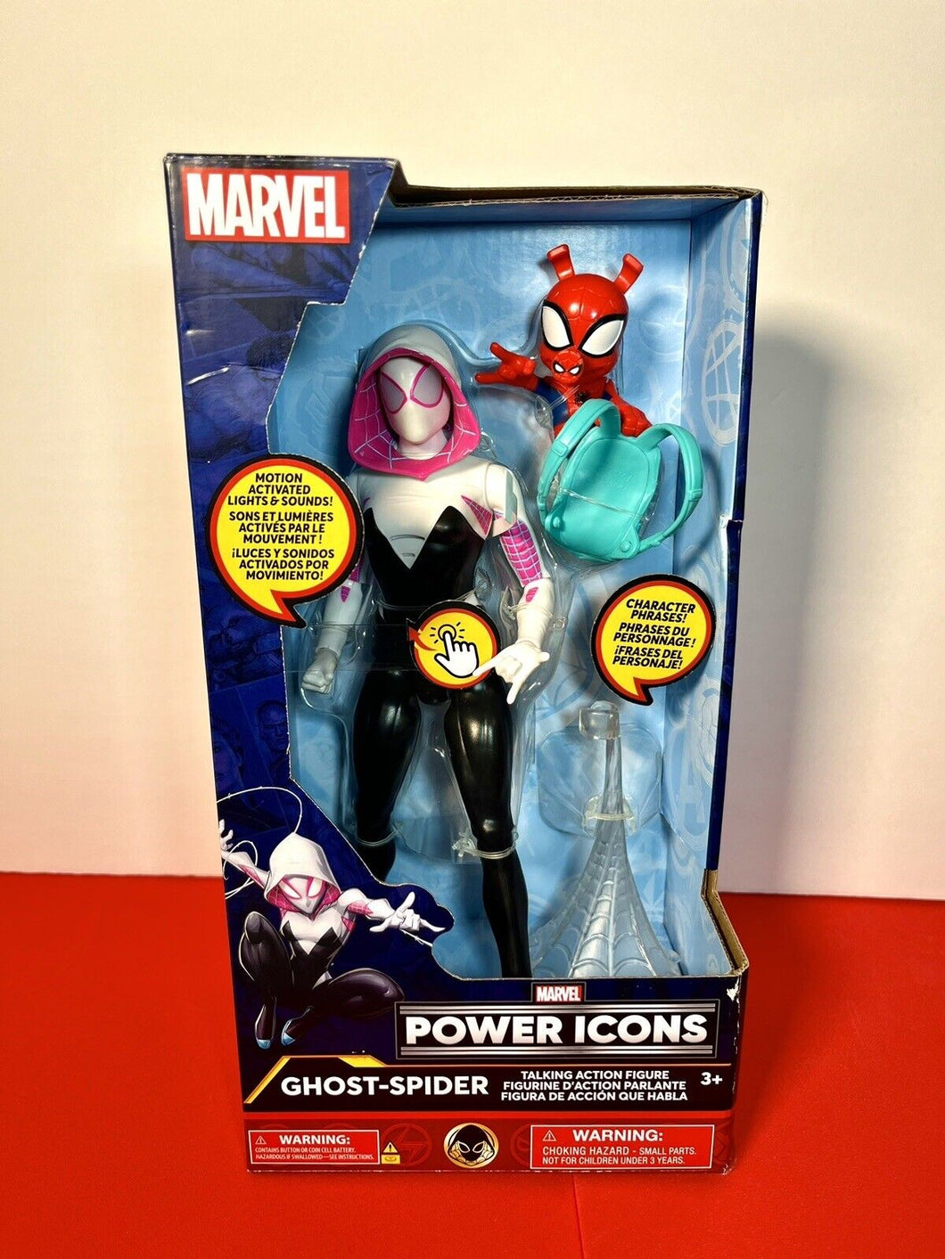 2023 Marvel: Ghost-Spider / Spider-Gwen Talking Figure w/ Lights & Spider-Ham