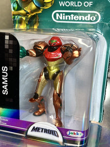 2016 JAKKS World of Nintendo 2.5” Figure- Metroid Prime 3 Corruption- SAMUS ARAN