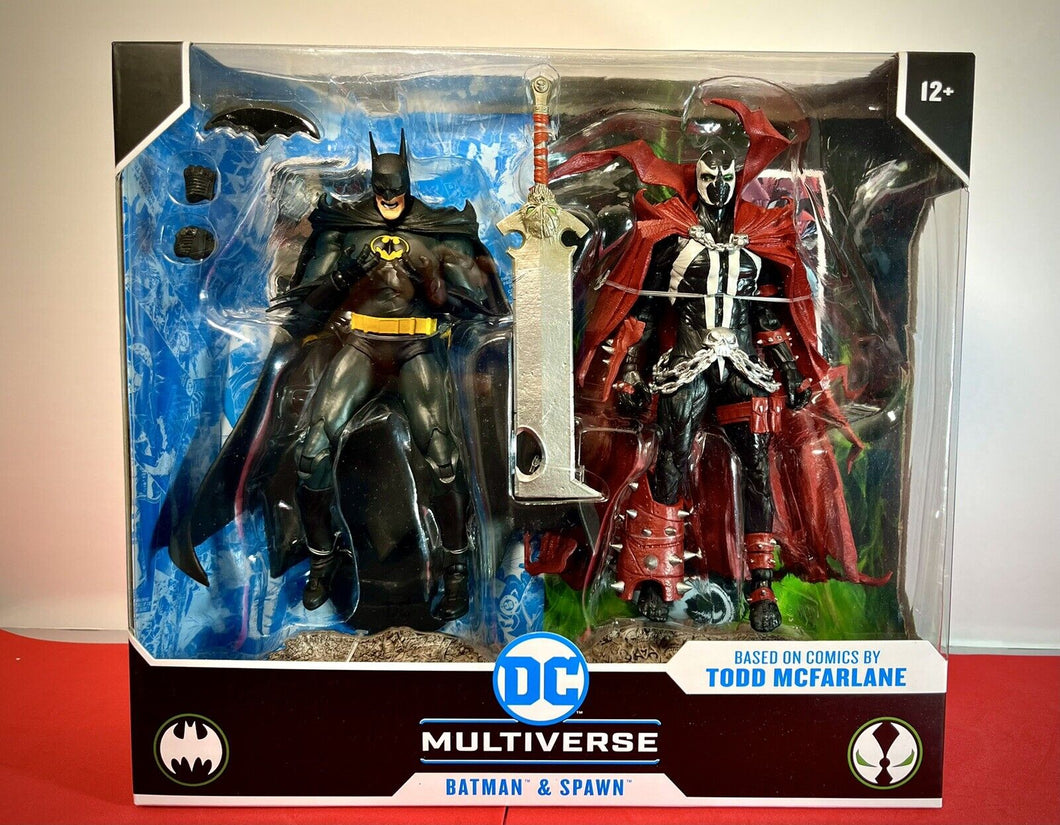 2023 McFarlane DC Multiverse - BATMAN & SPAWN 2-Pack (Comics by Todd McFarlane)