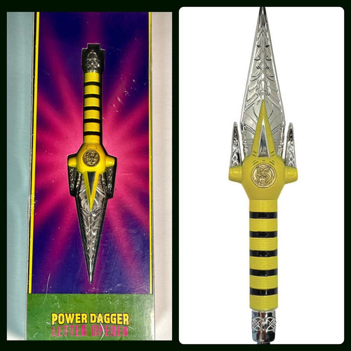 2022 Hasbro Power Rangers - Yellow Ranger’s Power Dagger Letter Opener