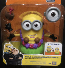 Load image into Gallery viewer, 2019 Despicable Me 3 Poseable Deluxe Action Figure: Build-A-Minion Dave/Stuart