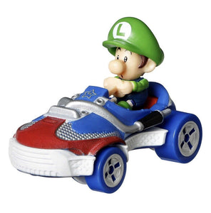 2023 Hot Wheels Mario Kart 4-Pack: Baby Luigi, Baby Peach, Bowser Jr, Baby Mario