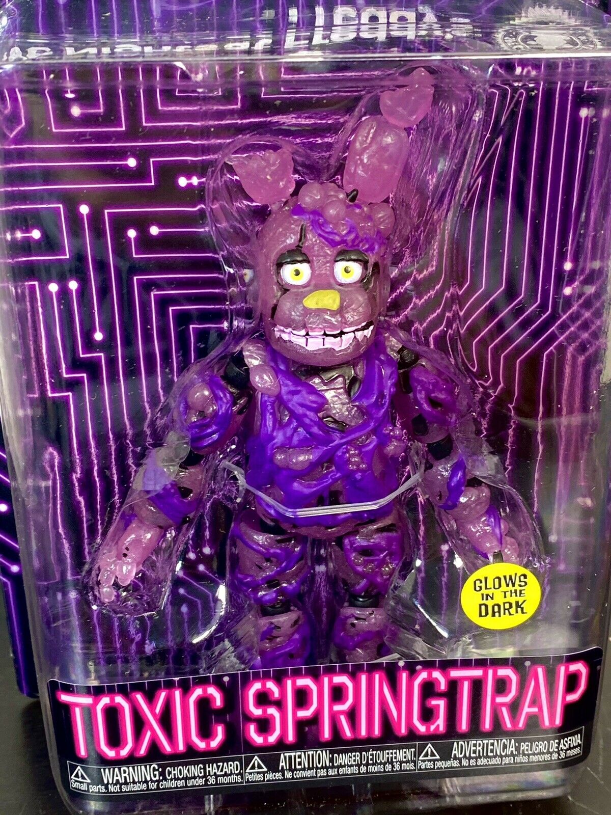 Figurine Five Nights at Freddy's - Springtrap Glows in the Dark Pop 10cm -  Oyoo