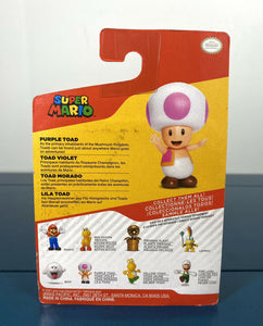 2021 JAKKS Pacific World of Nintendo 2.5" Action Figure: PURPLE TOAD (Exclusive)