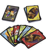 Load image into Gallery viewer, 2019 Mattel Games UNO Card Game - MINECRAFT Edition (w/ Special Rule!)