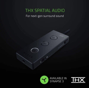 Razer Kraken Tournament Edition Wired Gaming Headset - THX Spatial Audio (Black)