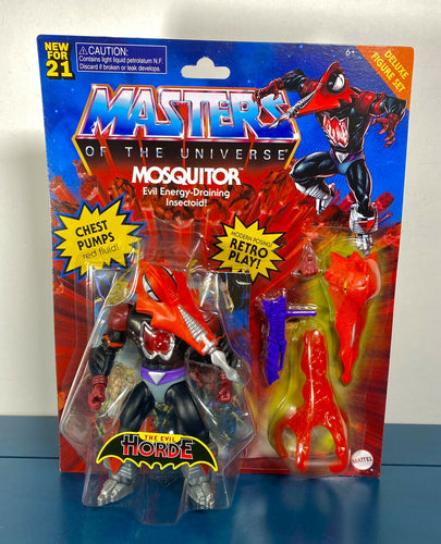 2021 Mattel -  Masters of the Universe 5.5” Deluxe Retro Figure: MOSQUITOR