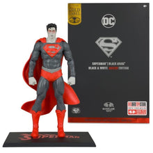 Load image into Gallery viewer, 2023 McFarlane Gold Label - SUPERMAN Black &amp; White Accent Edition Figure (Excl.)