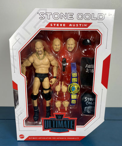 WWE Ultimate Edition Series 9 Action Figure: “STONE COLD” STEVE AUSTIN
