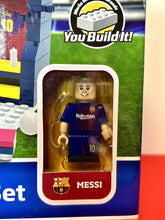 Load image into Gallery viewer, FCB Barcelona Buildable Locker Set with Lionel Messi (95pcs)