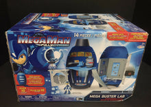 Load image into Gallery viewer, 2019 Mega Man Fully Charged Mega Buster Lab 14-Piece Transforming Playset