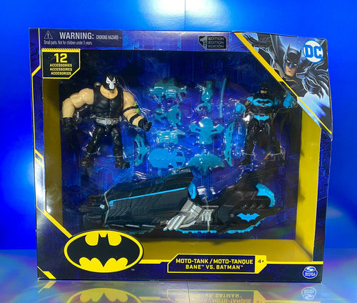2020 Spin Master - DC Comics Moto-Tank Bane vs Batman -  1st Edition (Exclusive)