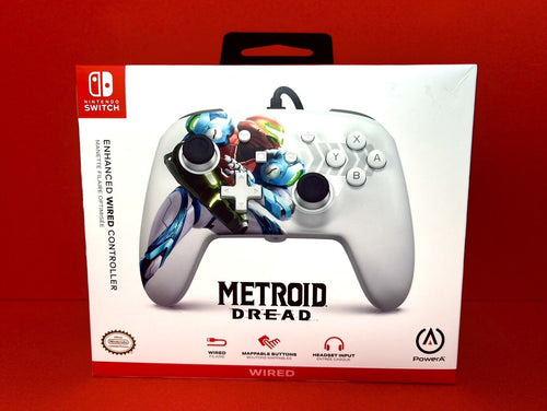2021 PowerA Enhanced Wired Controller for Nintendo Switch - METROID DREAD