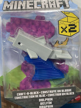 Load image into Gallery viewer, 2021 Minecraft Craft-a-Block Action Figure: DOLPHIN