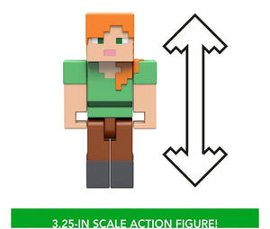 2023 Minecraft 15th Anniversary Build-a-Portal Figure 2-Pack: ALEX VS. PHANTOM