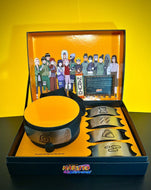 Naruto Shippuden Headband Collector Set and 4 Village Plates w/ C.O.A Salesone