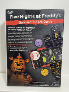 2020 Funko Games - Five Nights at Freddy's “SURVIVE 'TIL 6 AM” Board Game