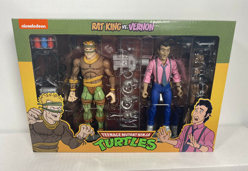 2020 NECA Teenage Mutant Ninja Turtles Rat King vs Vernon Action Figure 2-Pack