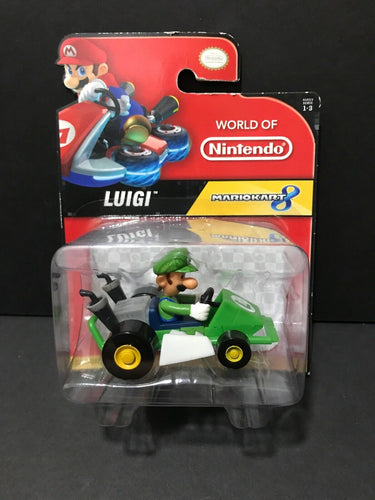 Jakks World Of Nintendo Luigi Kart Racecar Mario Kart 8 Series 1-3 Rare!!