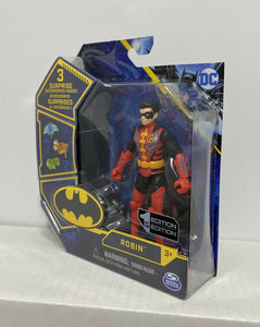 NEW 2020 Spin Master DC - The Caped Crusader 4in Figure: ROBIN (1st Edition)