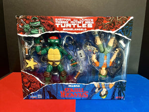 2023 Playmates TMNT x Stranger Things Action Figure 2-Pack Complete Set!