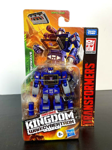 2021 Hasbro Transformers Generations- War for Cybertron: SOUNDWAVE 3.5in Figure