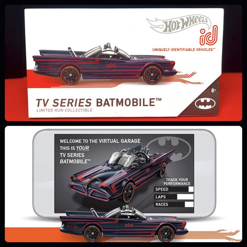 2018 Hot Wheels ID-1966 TV Series BATMOBILE LRG Collectible (HW Screen Time 2/5)